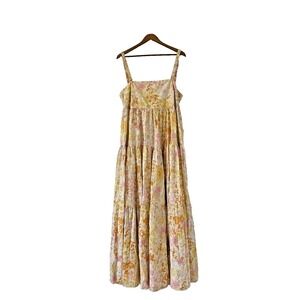 Free People Women's Park Slope Maxi Dress Light Combo - Size MEDIUM Floral Boho
